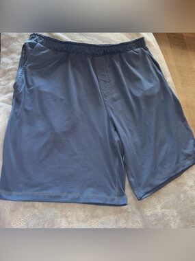 Eddie Bauer Navy Blue Lounge Shorts with‎ Branded Waistband